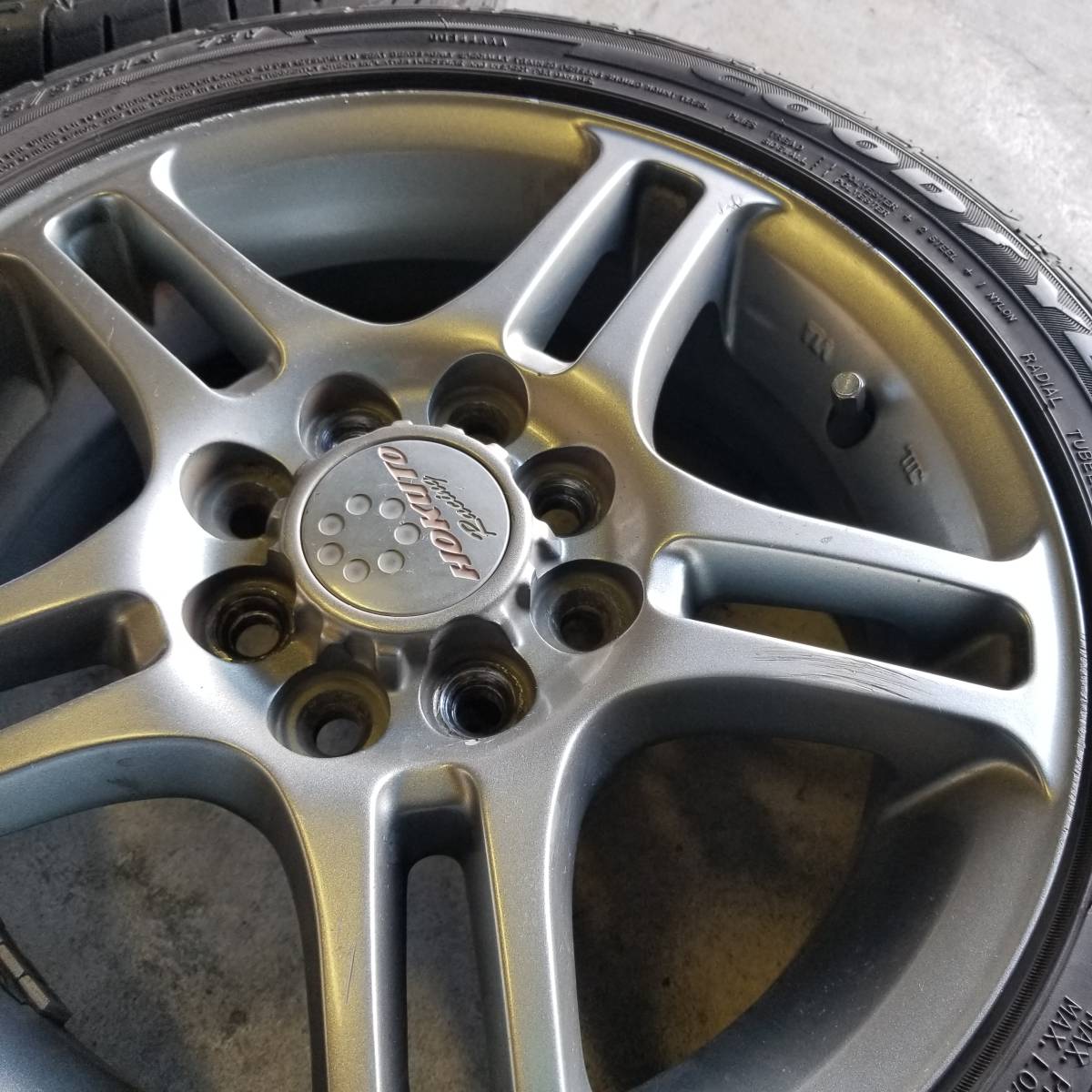 CRIMSON HOKUTO RACING 14インチ 5J PCD 100 110 4H 165/55R14 