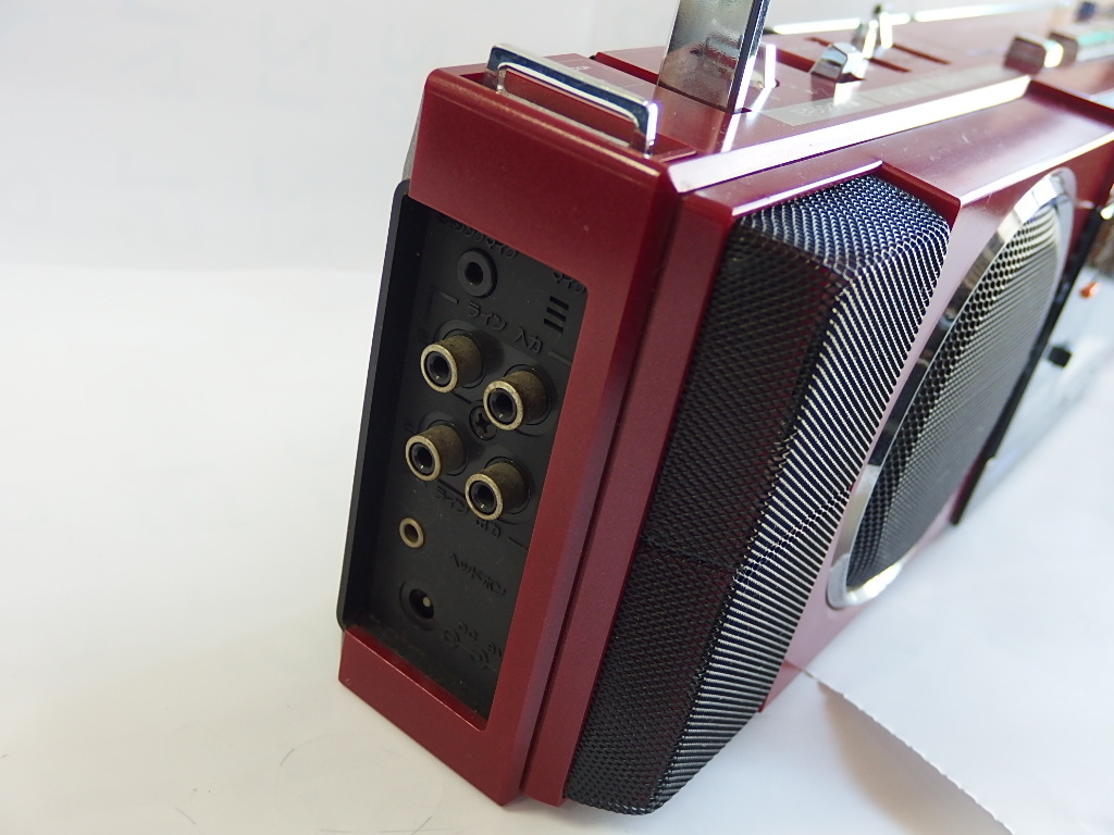 ジャンク品☆昭和レトロ☆ HITACHI 日立 ラジカセ TRK-LX2 パディスコ