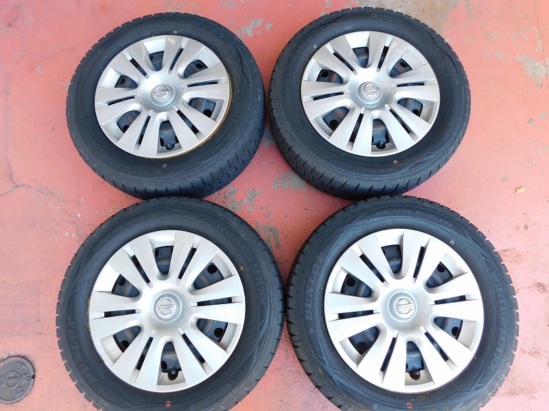  売切 セレナ純正ホイールセット 195/65R15 ダンロップWINTER MAXX(スタッドレスタイヤ)｜売買されたオークション情報、yahooの商品情報をアーカイブ公開 - オークファン 5穴