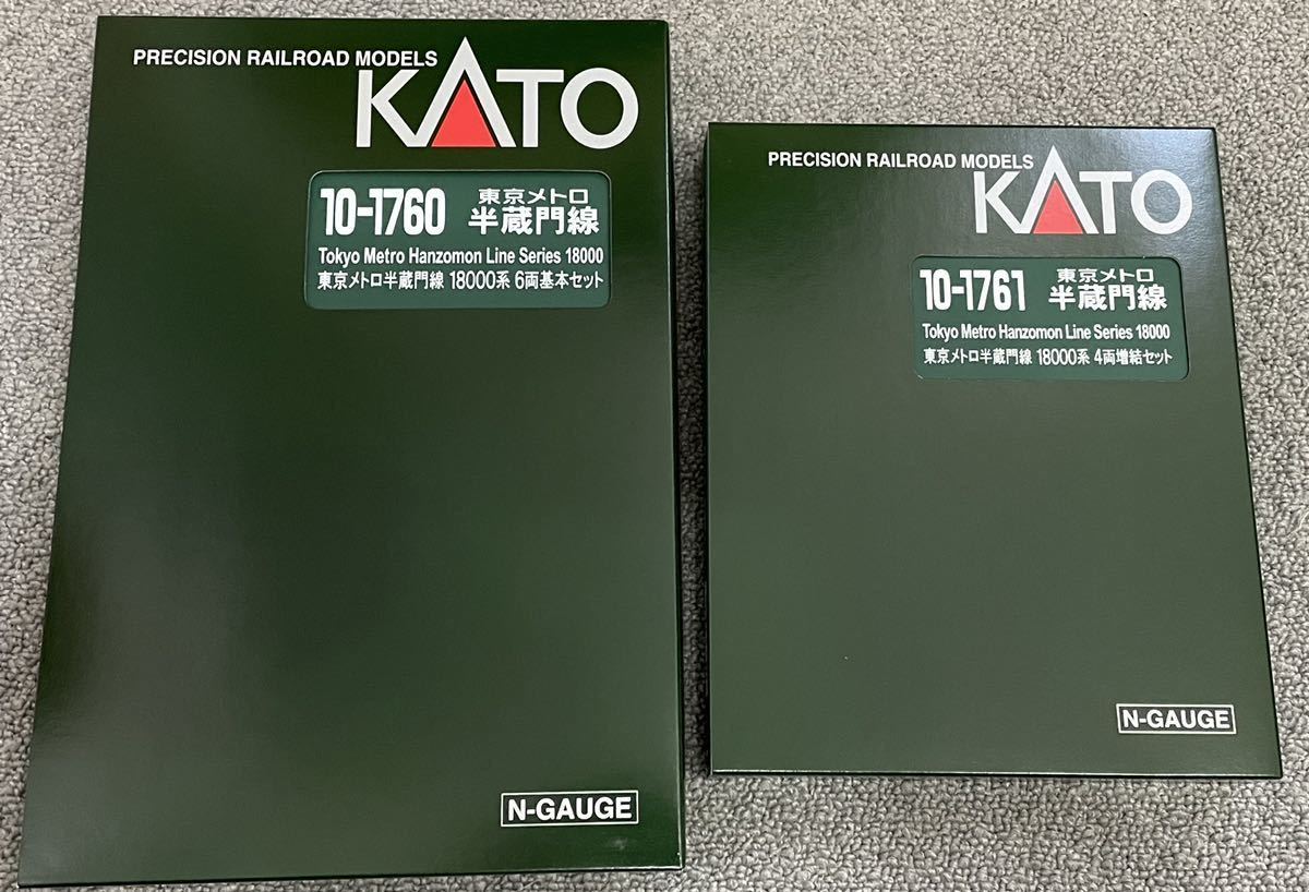 KATO 東京メトロ 半蔵門線 18000系 基本＋増結セット 10両 【公式通販】