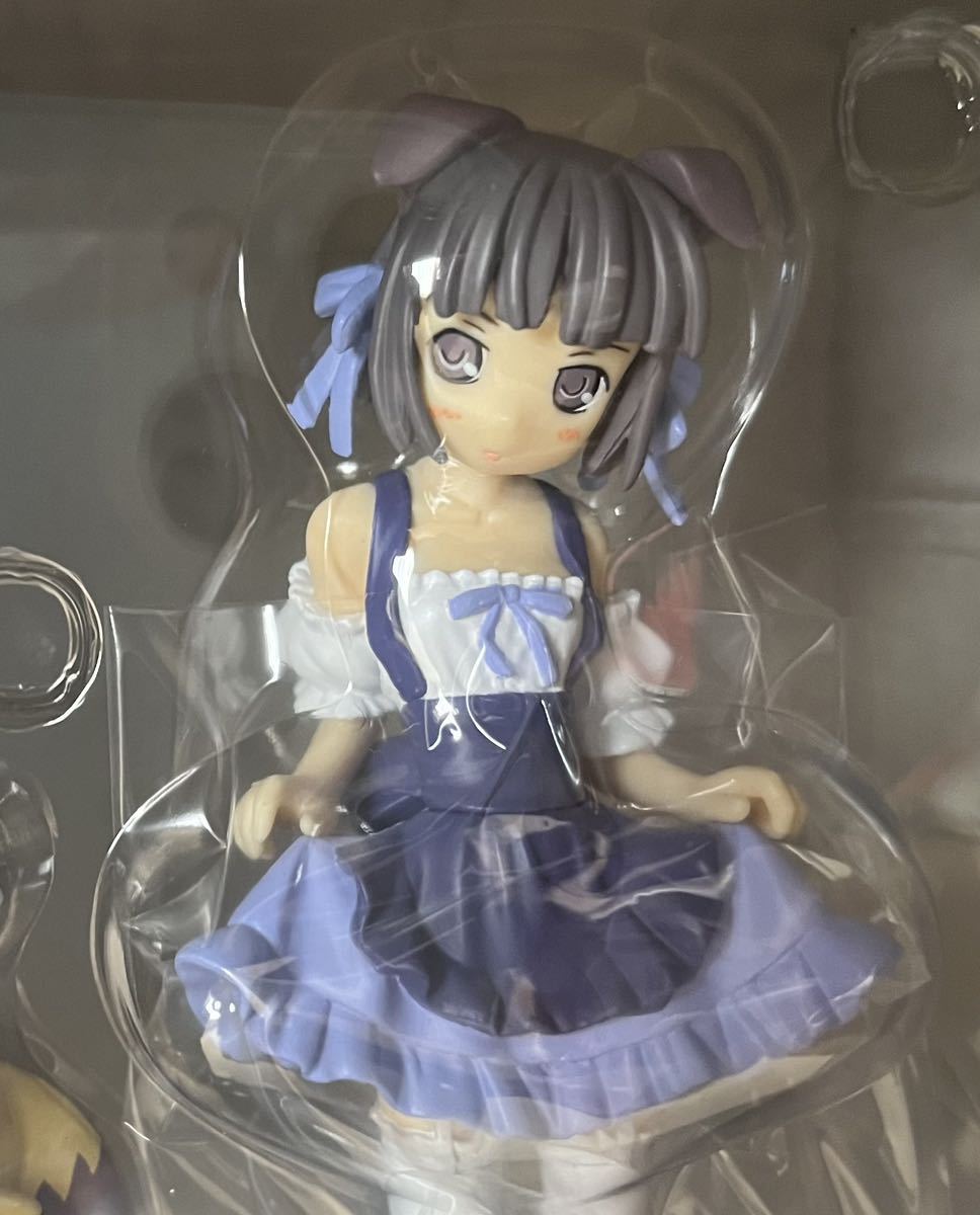 宮川武 レイちゃんとチビくん 【紫メイド 緑メイド】 PVC完成品 / 2006 