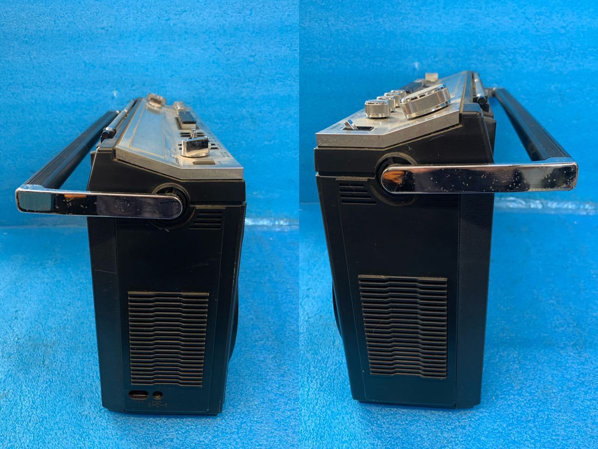 NO.1160.120..HITACHI/日立 FM/AM カセットレコーダー PERDiSCO TRK-8080MKⅡ 通電確認ラジオ受信Ok その他動作未確認 現状ジャンク品 AM&frasl;FM Hitachi &frasl; 昭和 「日立真空管」ラジオ Tokyo