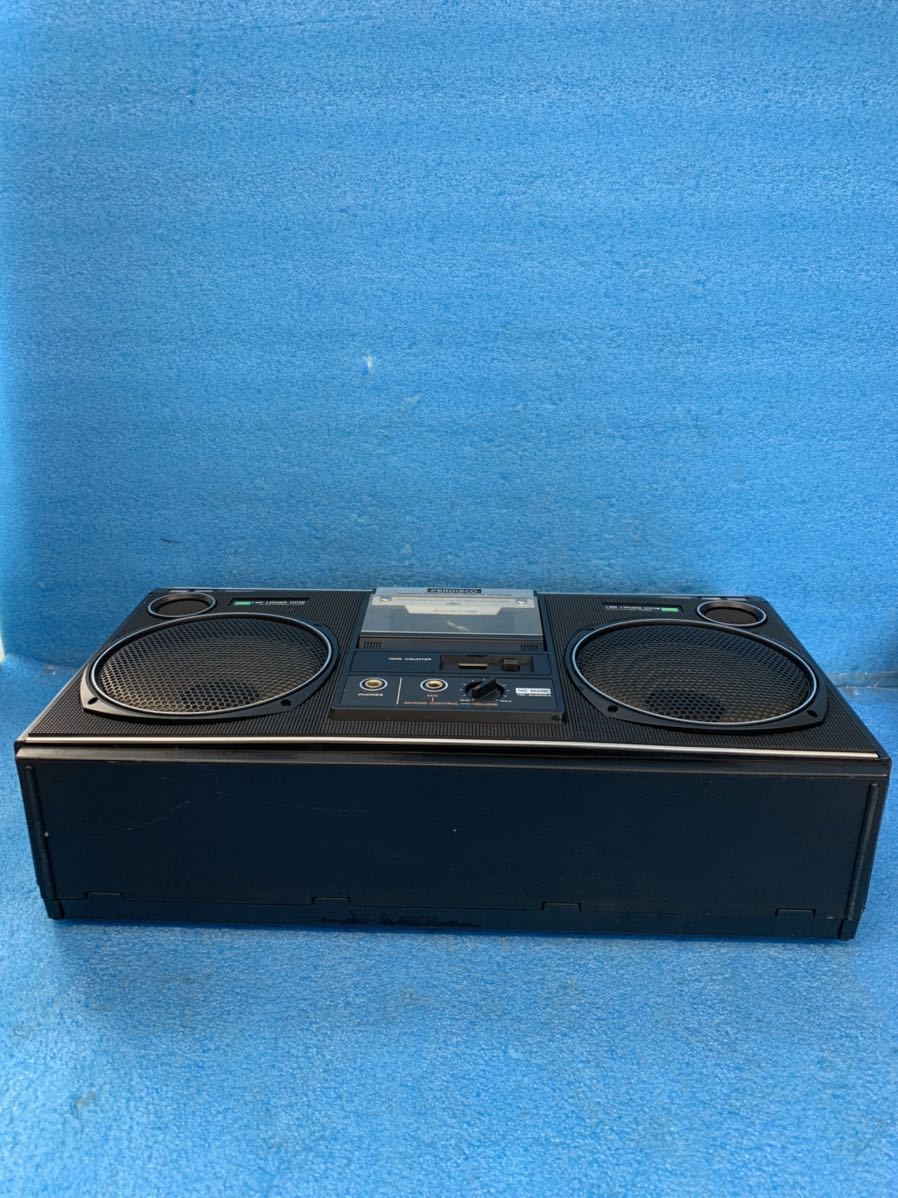 NO.1160.120..HITACHI/日立 FM/AM カセットレコーダー PERDiSCO TRK-8080MKⅡ 通電確認ラジオ受信Ok その他動作未確認 現状ジャンク品 AM&frasl;FM Hitachi &frasl; 昭和 「日立真空管」ラジオ Tokyo