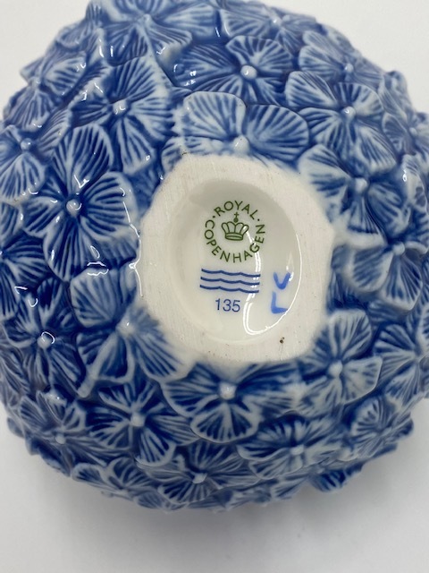 ロイヤルコペンハーゲン フラワーベース 紫陽花 ROYAL COPENHAGEN
