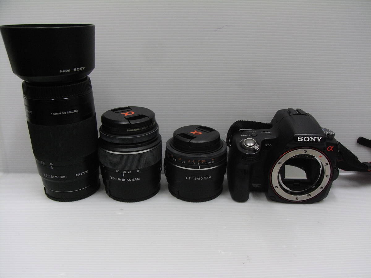 SLT-A55V Sony Alpha α55 - SONY | ボディ com デジタル一眼レフカメラ 