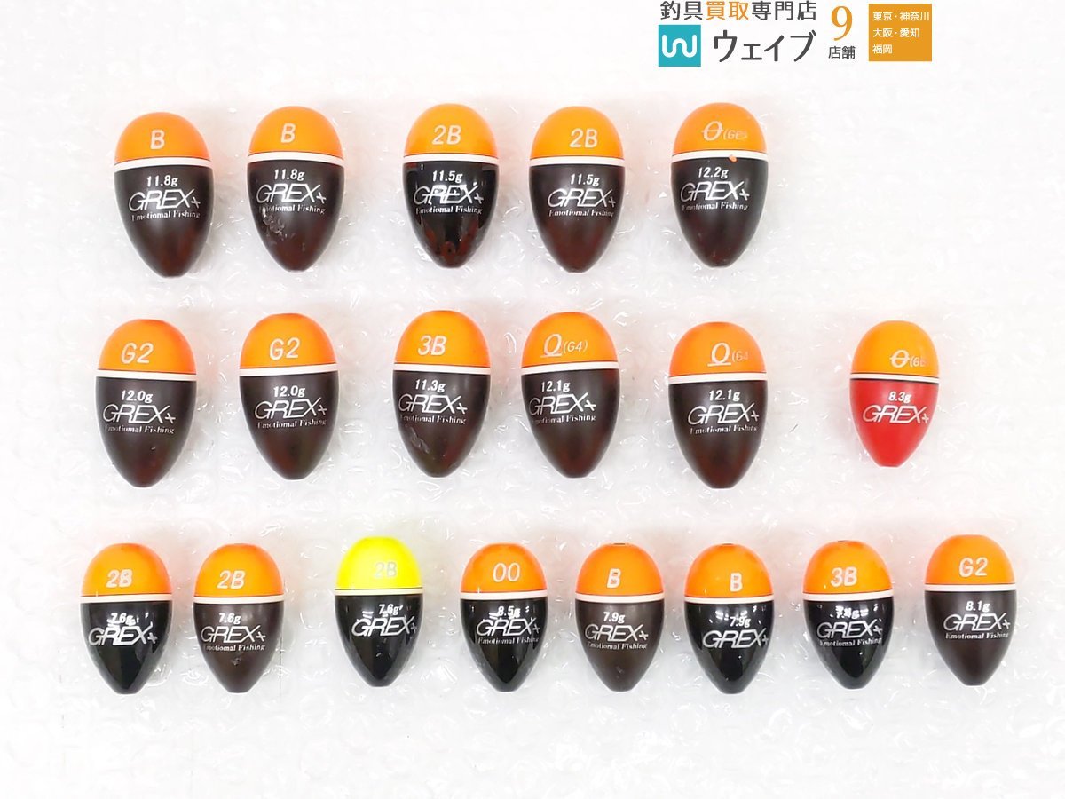 赤字超特価，新作登場 グレックスプラス トーナメントプロ 観 BS L &Phi;24.0 3B 11.3g 等 計19点セット(円錐、どんぐりウキ)｜売買されたオークション情報、yahooの商品情報をアーカイブ公開 - オークファン 円錐、どんぐりウキ