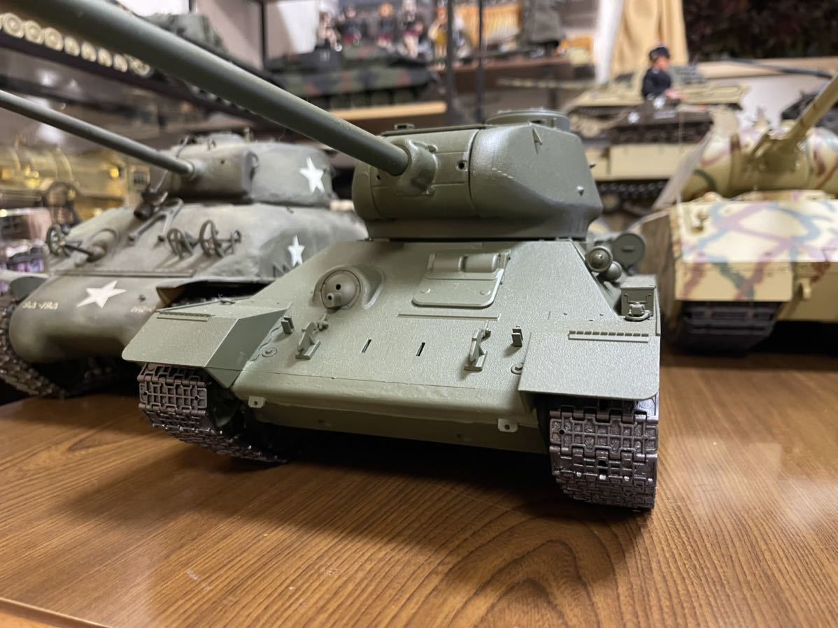 ヘンロン製T-34/85 RC Henglong Tank Hull Green Online