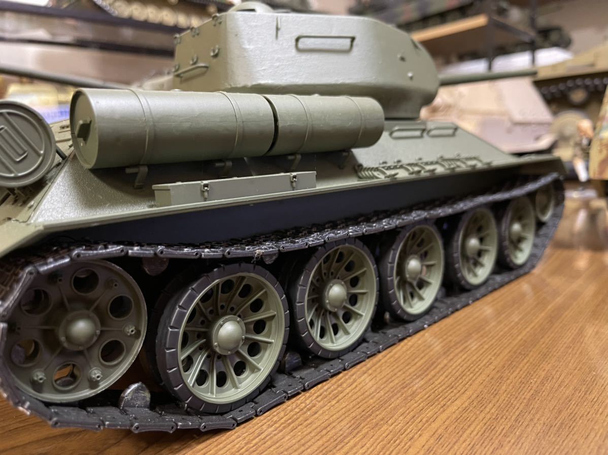 ヘンロン製T-34/85 RC Henglong Tank Hull Green Online