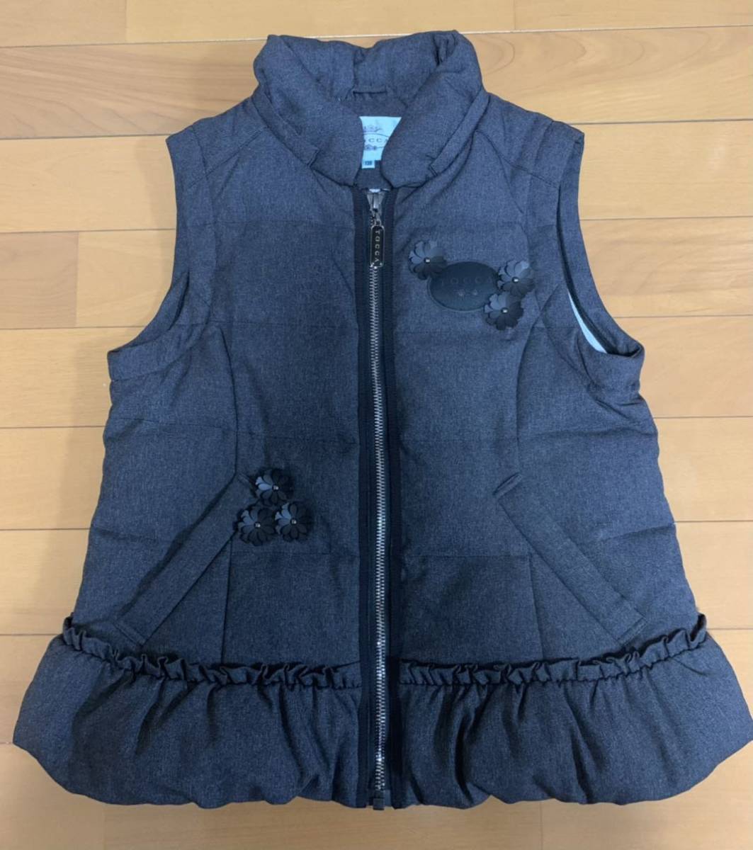 【美品】TOCCAバンビーニ 2way中綿コート ショートダウンジャケット　ベスト　130cm ダウンコート ダウンジャケット トッカ キッズの通販 2way中綿フードブルゾン&frasl;MAJESTIC LEGON(マジェスティックレゴン