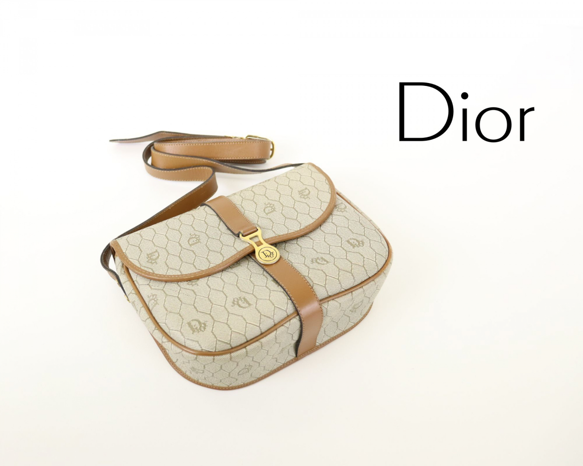 Christian Dior クリスチャン・ディオール ディオール クリスチャン | レザー クリスチャンディオール プリヴェ コレクシオン ラ - スモール Dior(クリスチャンディオール) ハンドバッグ メイクアップ
