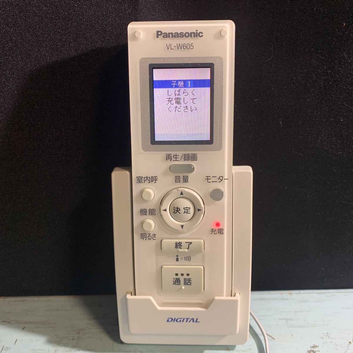 Panasonic パナソニック ワイヤレスモニター VL-W605 ドアホン