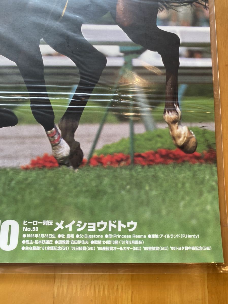 GGG】競馬 ポスター B3 ヒーロー列伝 No.50 メイショウドトウ 約51.5 