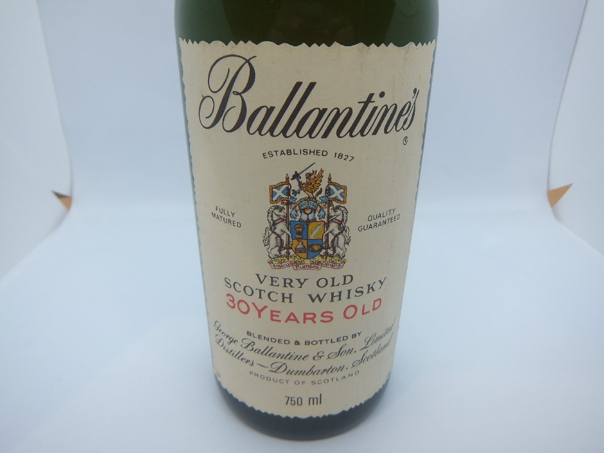 ☆【古酒】バランタイン Ballantines 30年 スコッチウイスキー 750ml