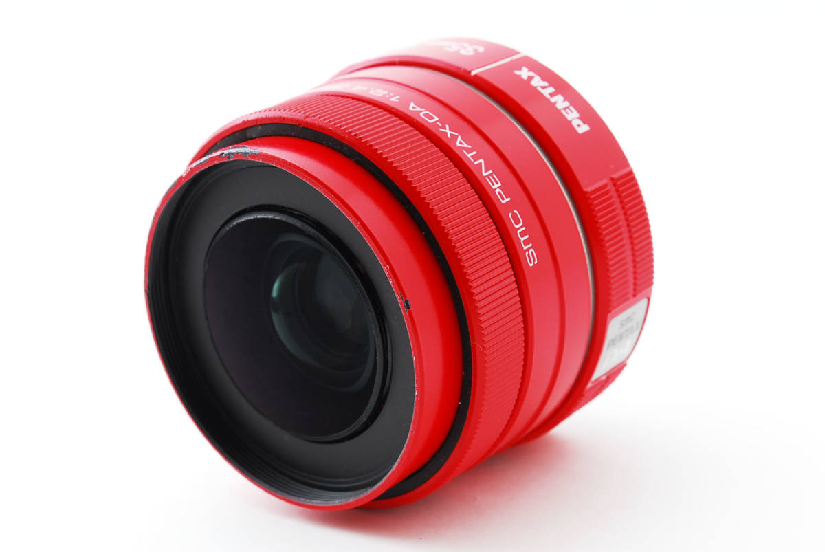 smc PENTAX-DA 35mmF2.4AL 希少カラー レッド 赤 ◇良品◇PENTAX ペンタックス 希少！単焦点レンズ DA SMC 35mm F2.4 AL