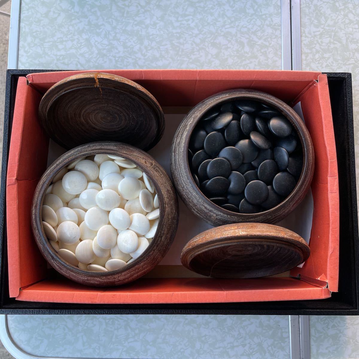 通販格安 ヤフオク 赤木利光作 はまぐり碁石 日向住人 在庫最安値