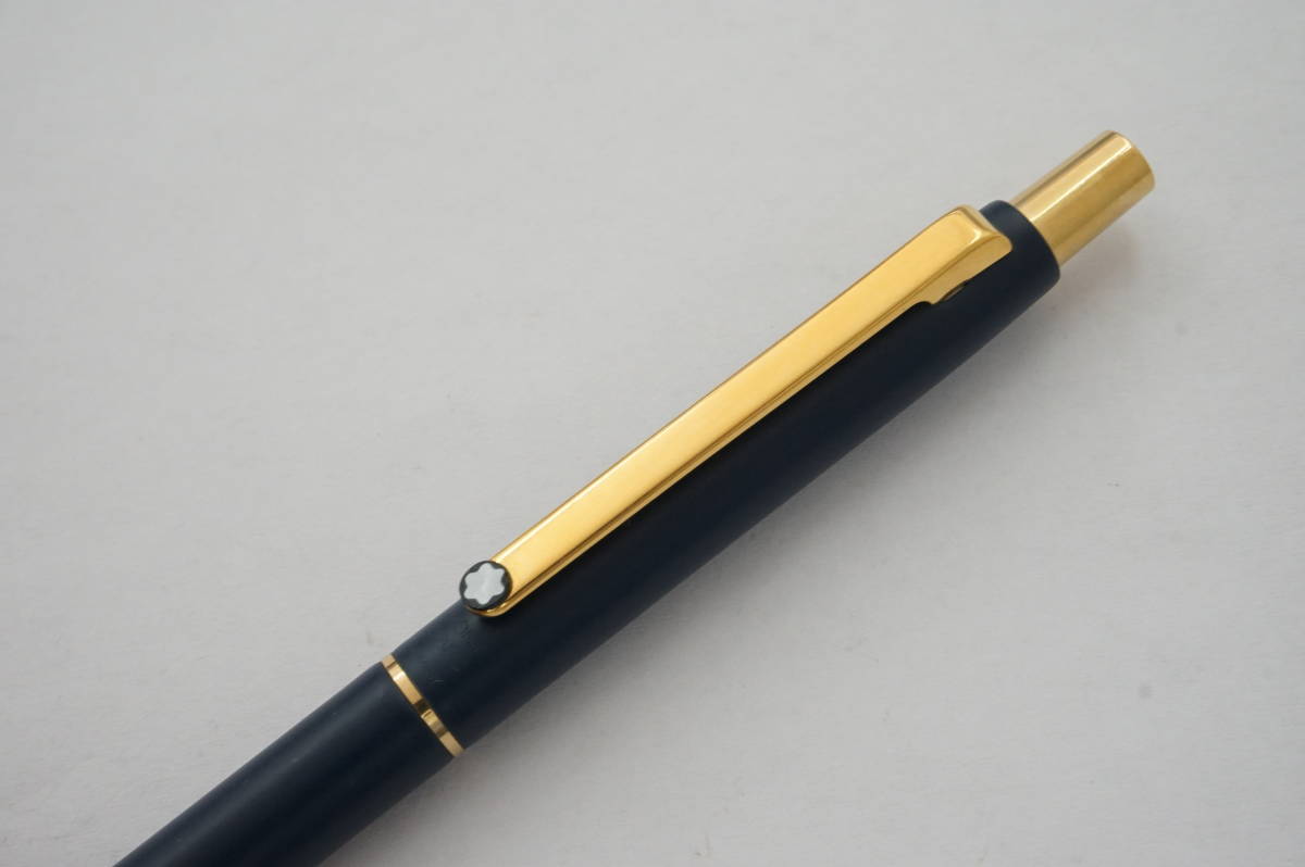 ☆【MONTBLANC】モンブラン ボールペン ノック式 ネイビー モンブラン