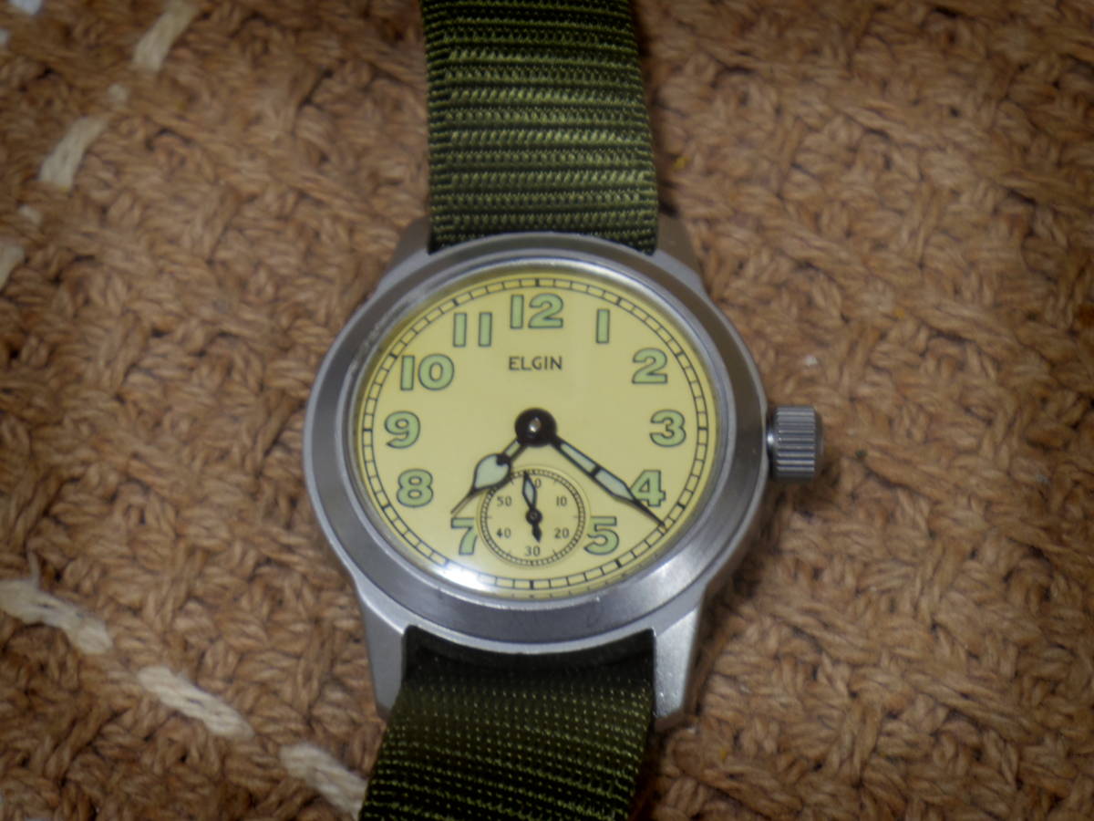 ELGIN エルジン A-554 ミリタリー ミリタリーウォッチ Yahoo