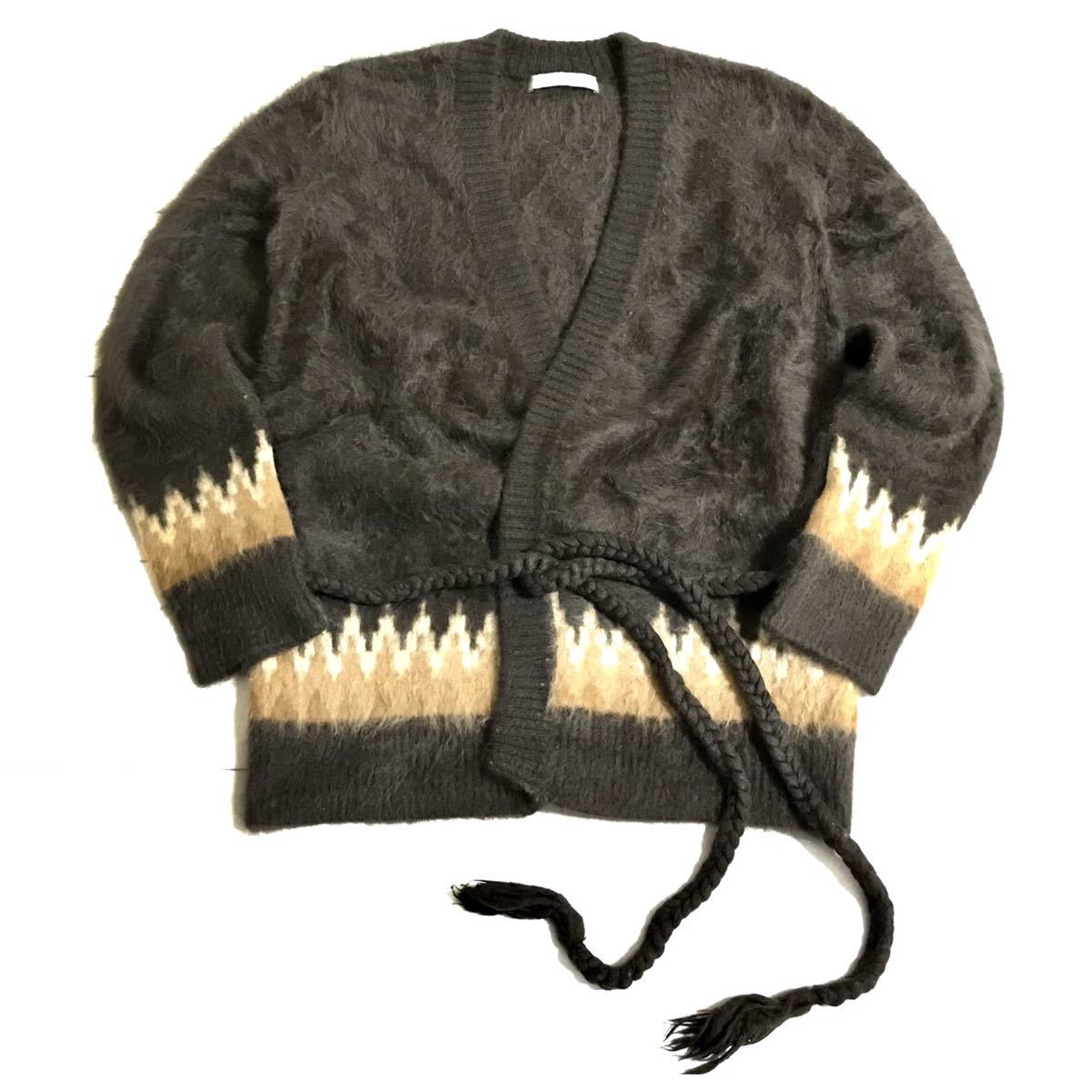 極美品！）ナンバーナイン 02aw ジョージ期 アンゴラニットローブ / ガウン