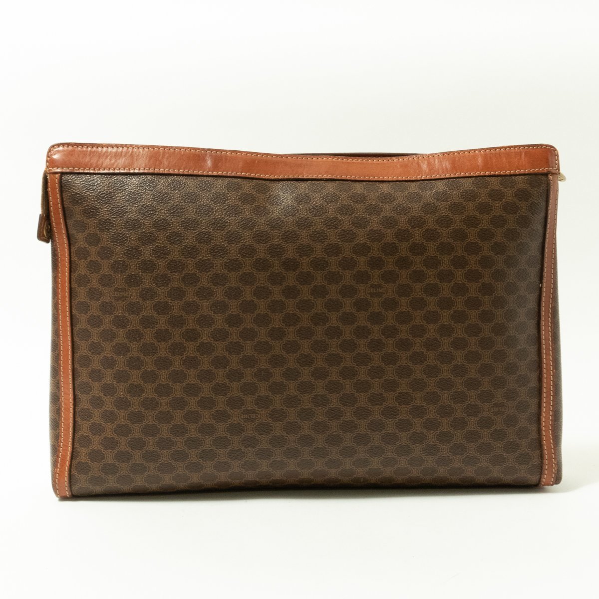 Yahoo!オークション - 美品 CELINE セリーヌ M08 マカダム柄 レザー ク