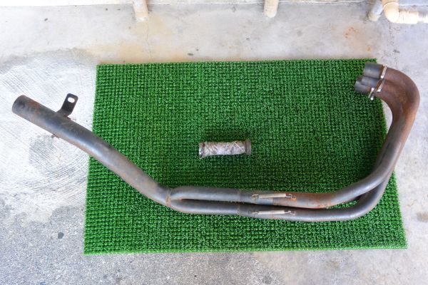 ゼファー400用メーカー不明421マフラー カワサキ ゼファー400 C7 ZR400C メーカー不明 4-2-1 マフラー K-9 (検