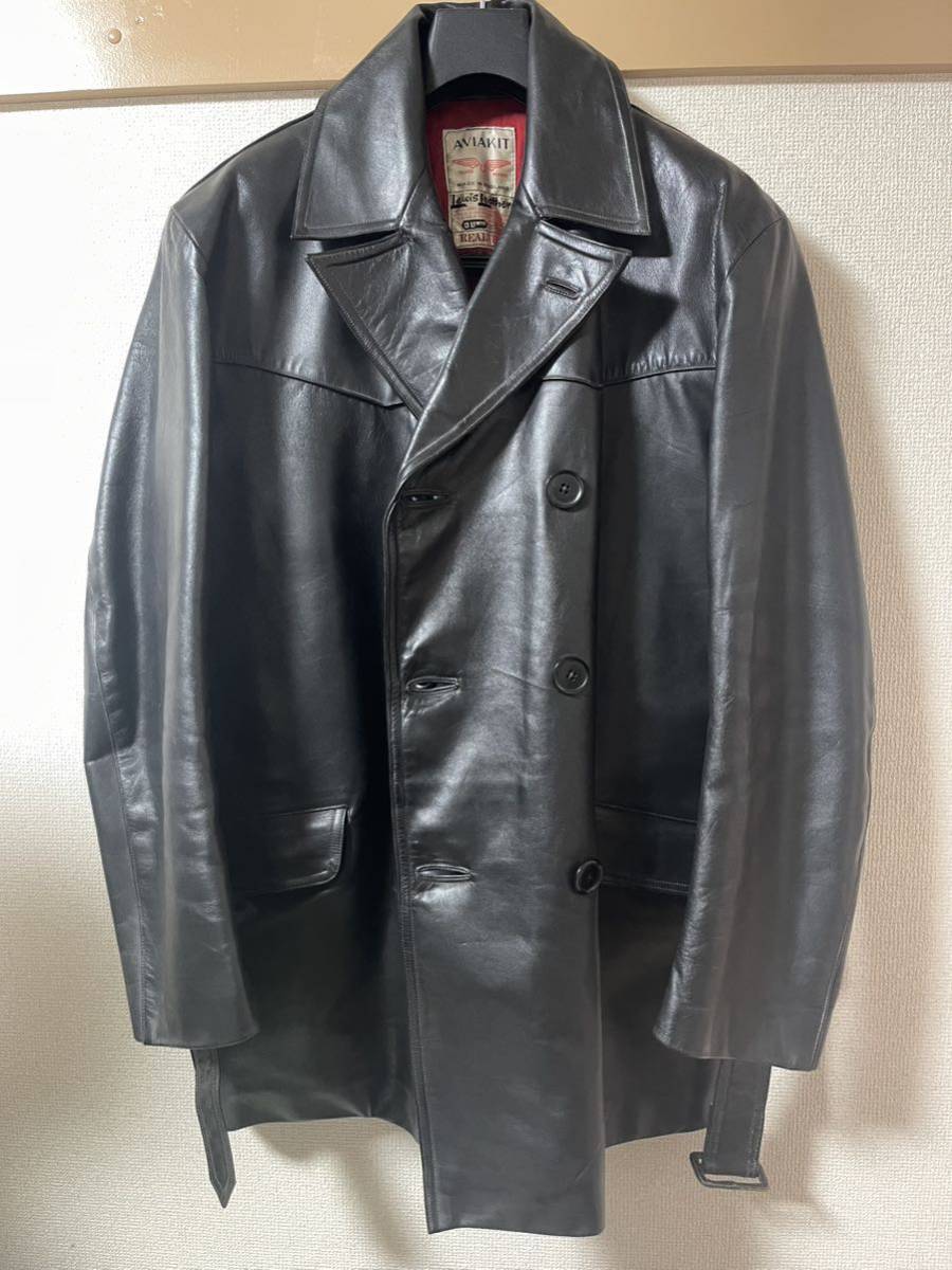 超希少 極上 60年代 ルイスレザー #102 Brenner 42-44?60s レア 