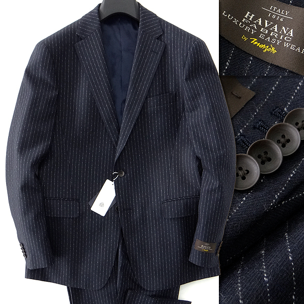 新品 パーソンズフォーメン Marzotto HAVANA フランネル スーツ