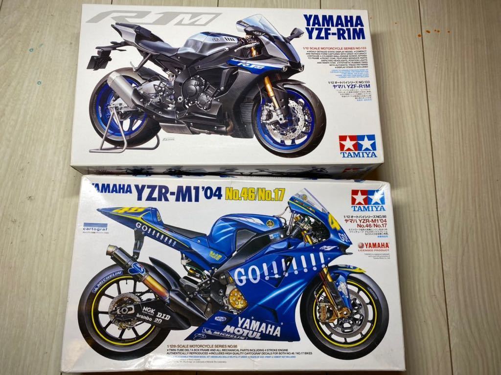 オマケ タミヤ 1/12 ヤマハ YZR-M1 04 No46 No17 YZF-R1Mパーツ・ロゴ  