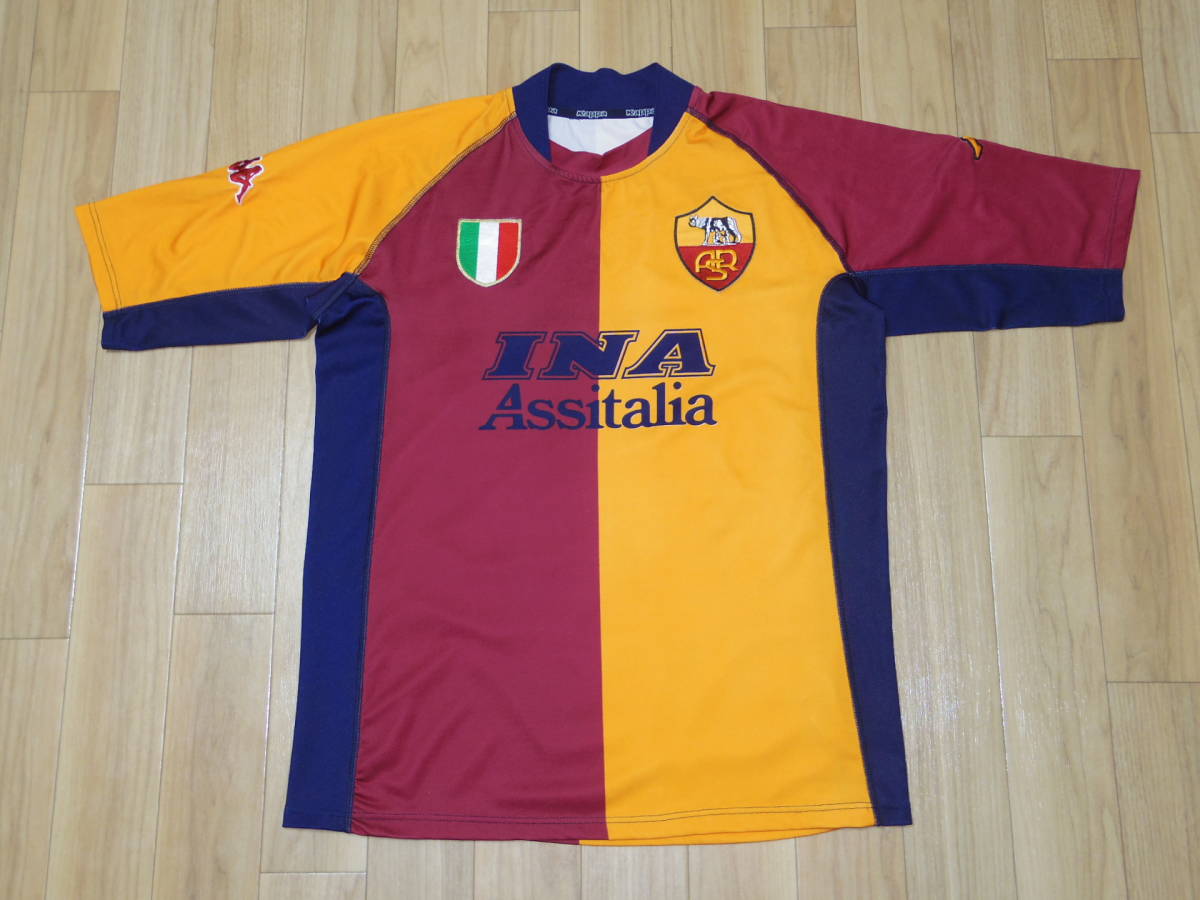 □Kappa カッパ□AS Roma ローマ ユニフォーム 01-02 CL□XL サッカー