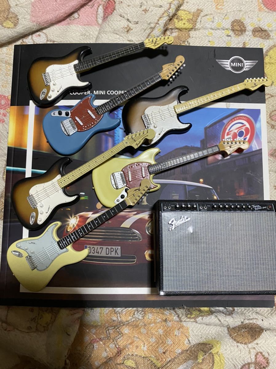 希少？レア？　エフトイズ　フェンダーギターコレクション　まとめて　ストラトキャスター　マスタング　ツインリバーブ　フェンダー_1
