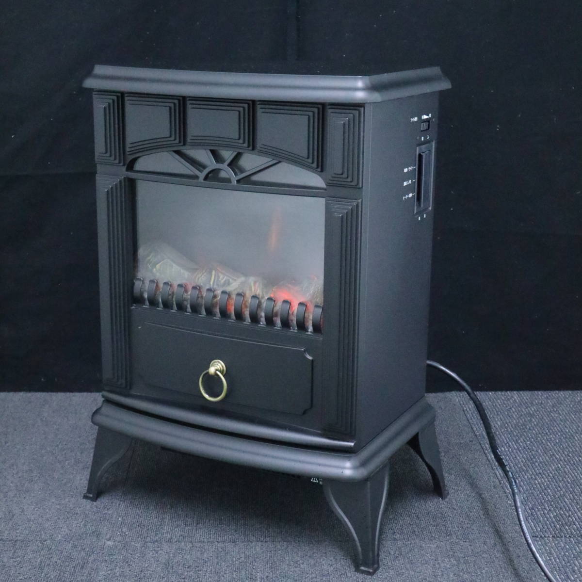 Sk10 b 山善暖炉 暖炉 型 ヒーター YDH-SL10P 暖炉型セラミックファン