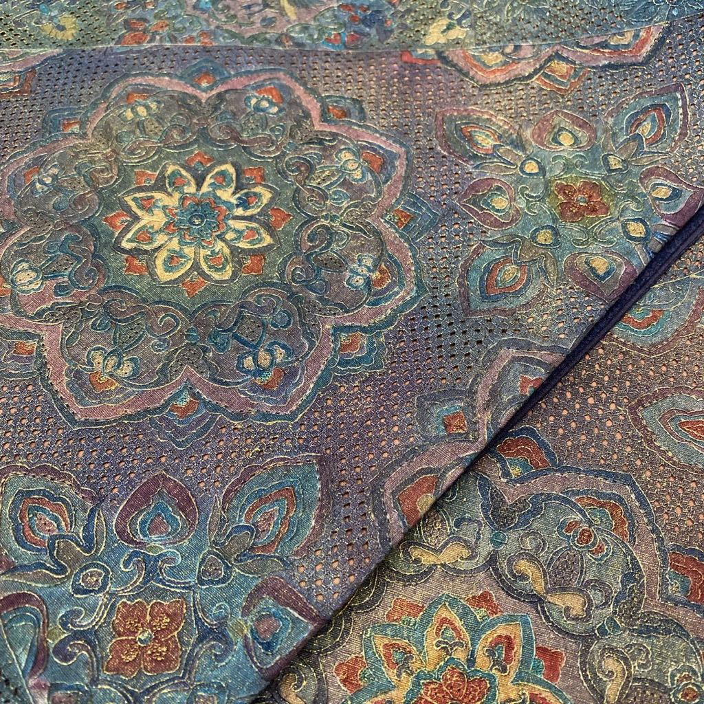 着物月花 三大総刺繍 相良刺繍 汕頭刺繍 蘇州刺繍 艶やかな華鳥文様の