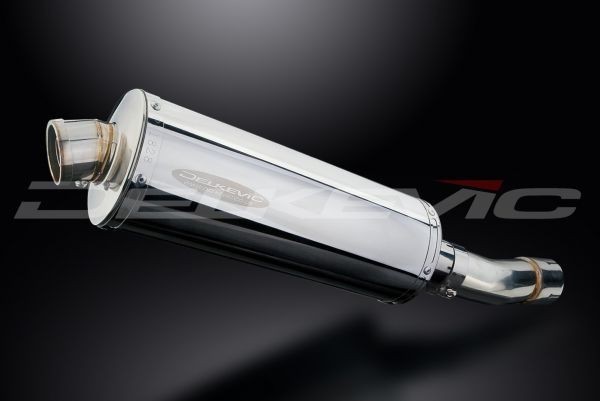 DELKEVIC スリップオンステンレスオーバルマフラー☆SUZUKI SV650