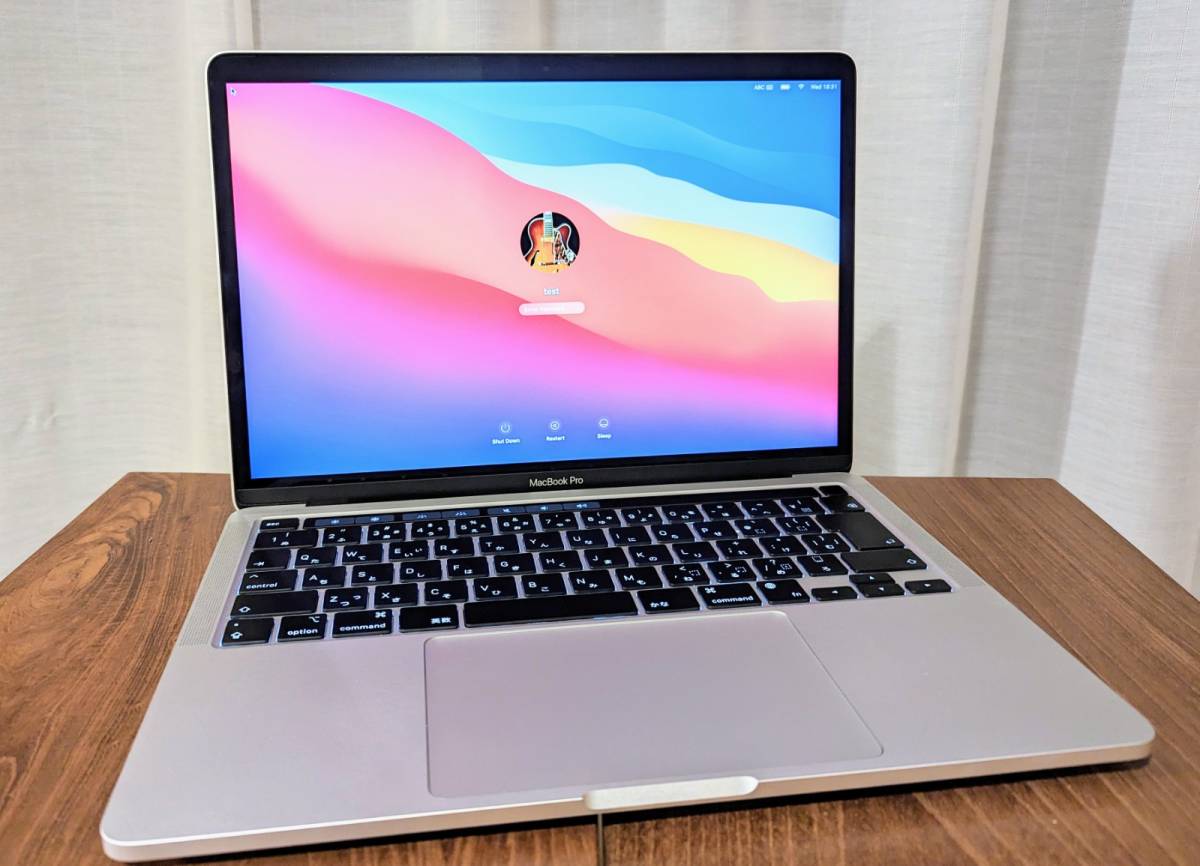 Apple MacBook Pro 13 inc 8GB/256GB M1 A2338 シルバー 2020 アップル