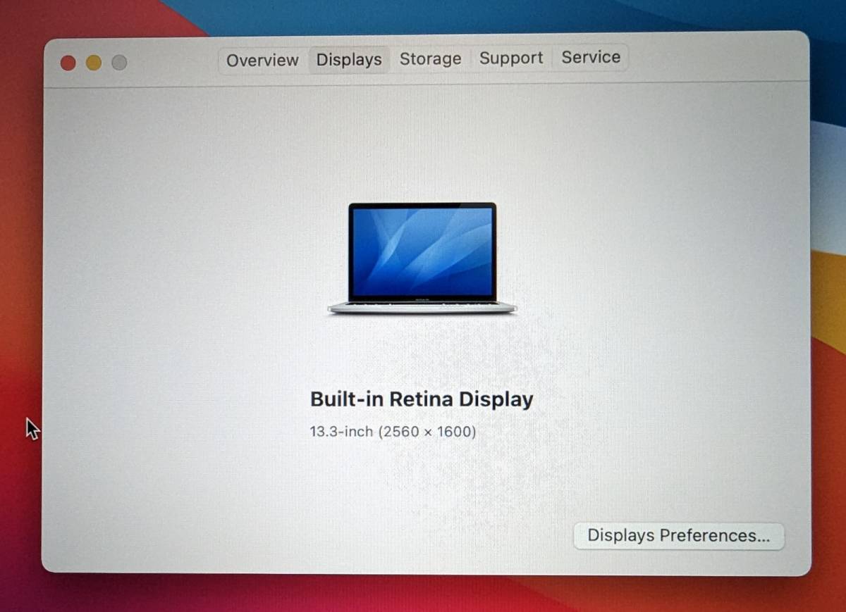 Apple MacBook Pro 13 inc 8GB/256GB M1 A2338 シルバー 2020 アップル