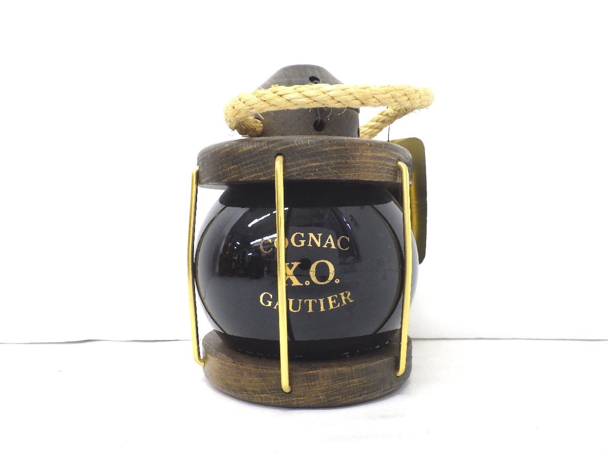 飲料 GAUTIER ゴーティエ XO コニャック ランタン型ボトル 700ml 40