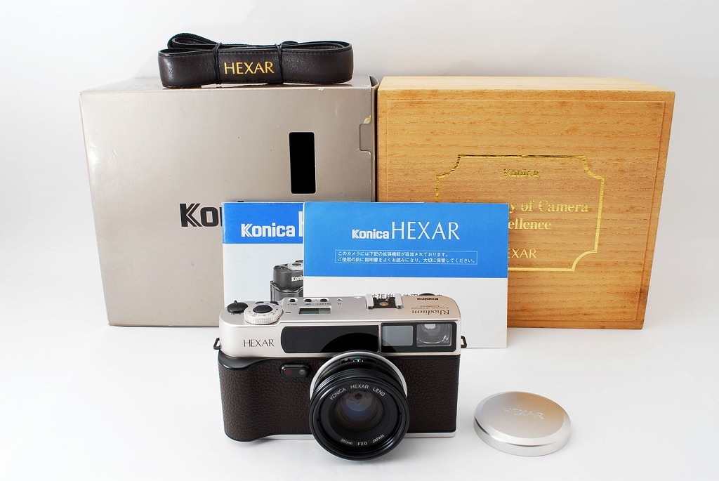 3066 ☆限定品 極美品!!☆ Konica HEXAR Rhodium 35mm F2 コニカ