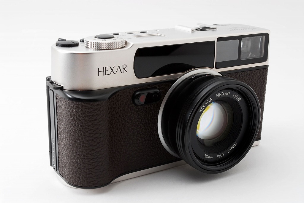 ★動作しました Konica★HEXAR Rhodium ロジウム 3066 ☆限定品 極美品!!☆ Konica HEXAR Rhodium 35mm F2 コニカ