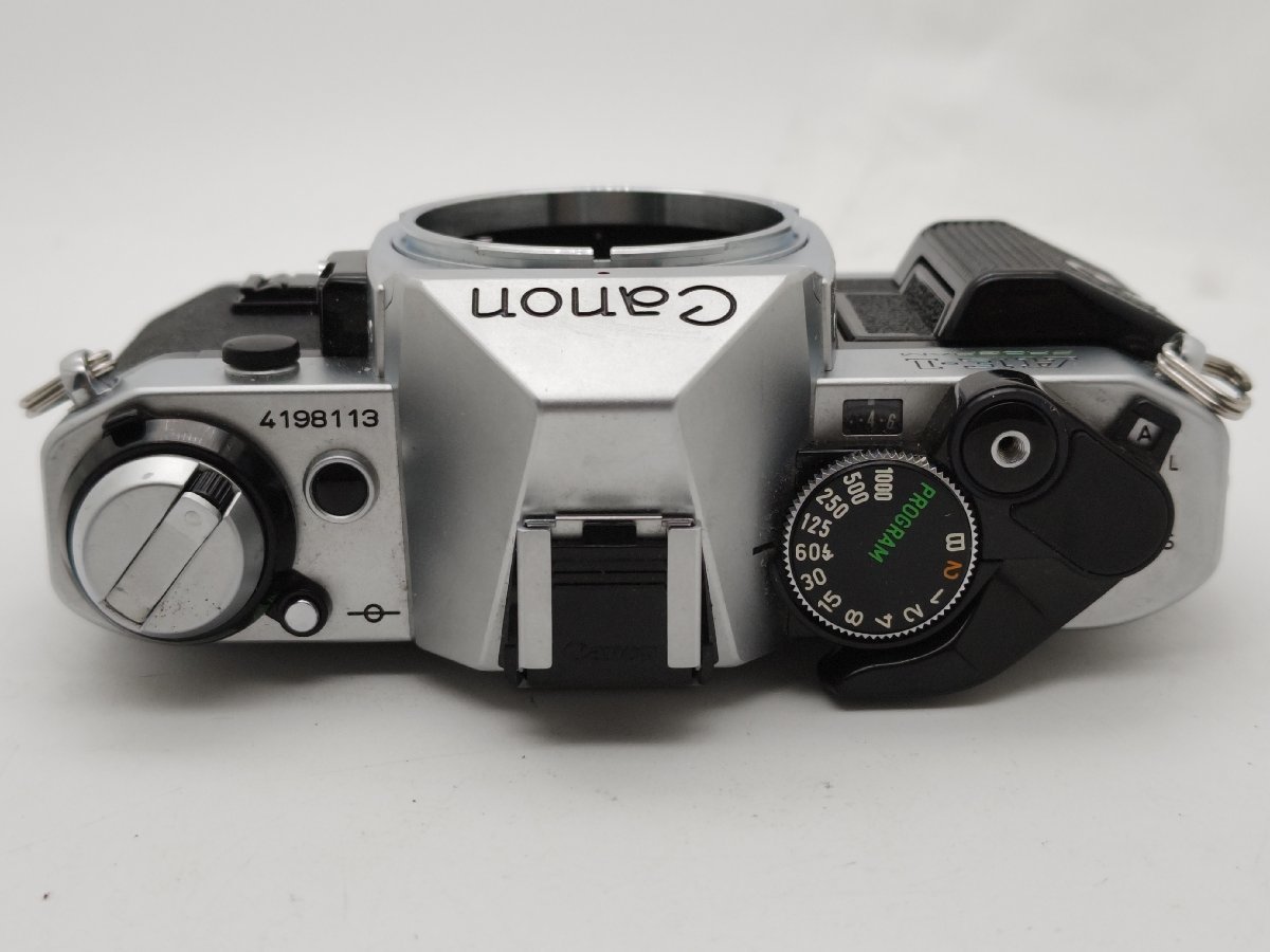【中古】Canon AE-1 PROGRAM シルバー キャノン シャッター 露出動作 AE-1 Canon シルバー シルバーボディ 日本製 AE