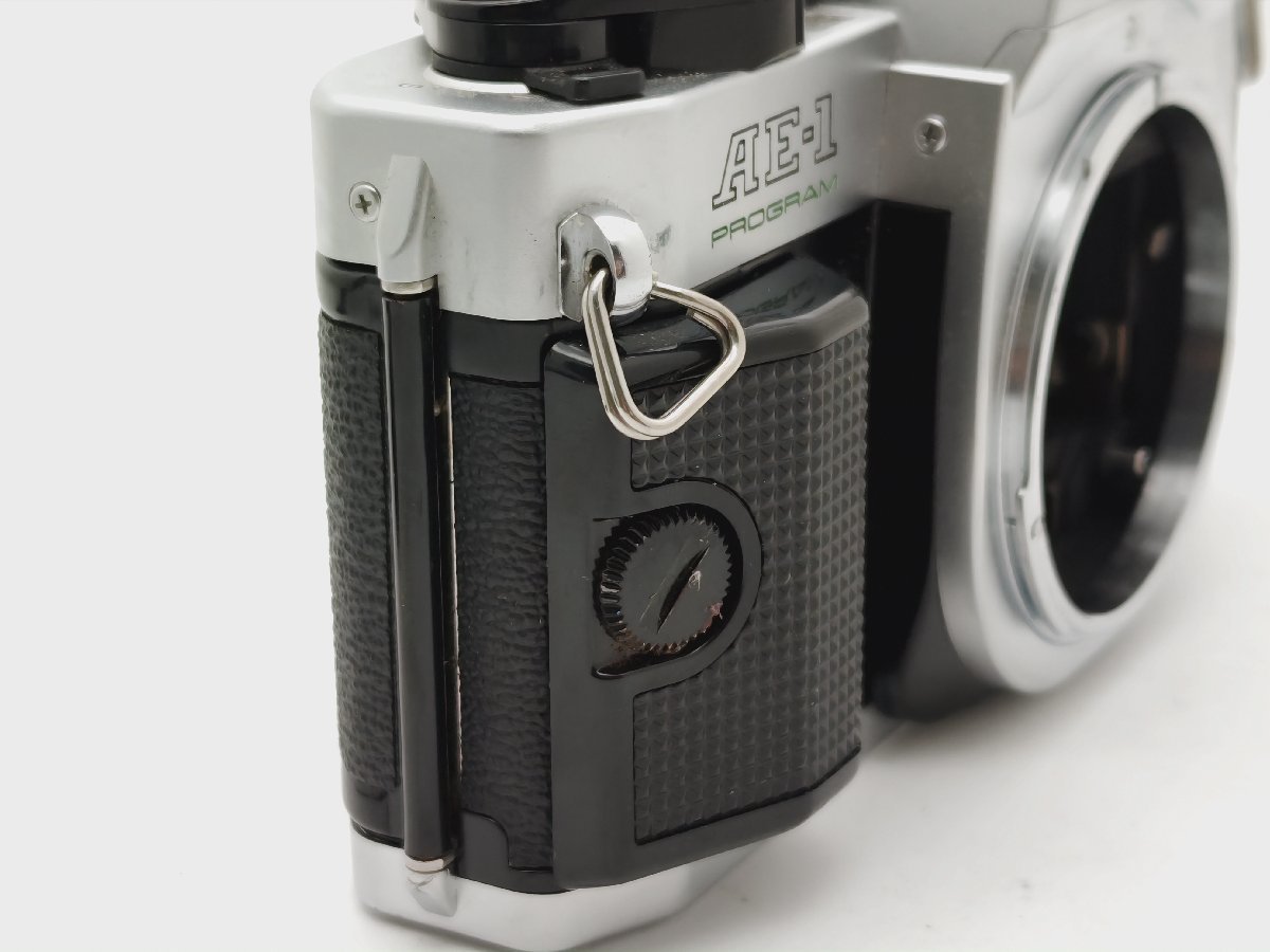 【中古】Canon AE-1 PROGRAM シルバー キャノン シャッター 露出動作 AE-1 Canon シルバー シルバーボディ 日本製 AE