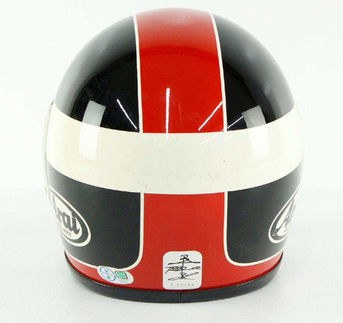 アライ Arai ヘルメット Arai&frasl;アライ 57-58（M）フルフェイス フルフェイスヘルメット「ジャンク 【ジャンク品】ARAI アライ ヴィンテージ フルフェイス ヘルメット ブラック×レッド/ホワイト 59.60cm【ディスプレイ用・鑑賞用】”