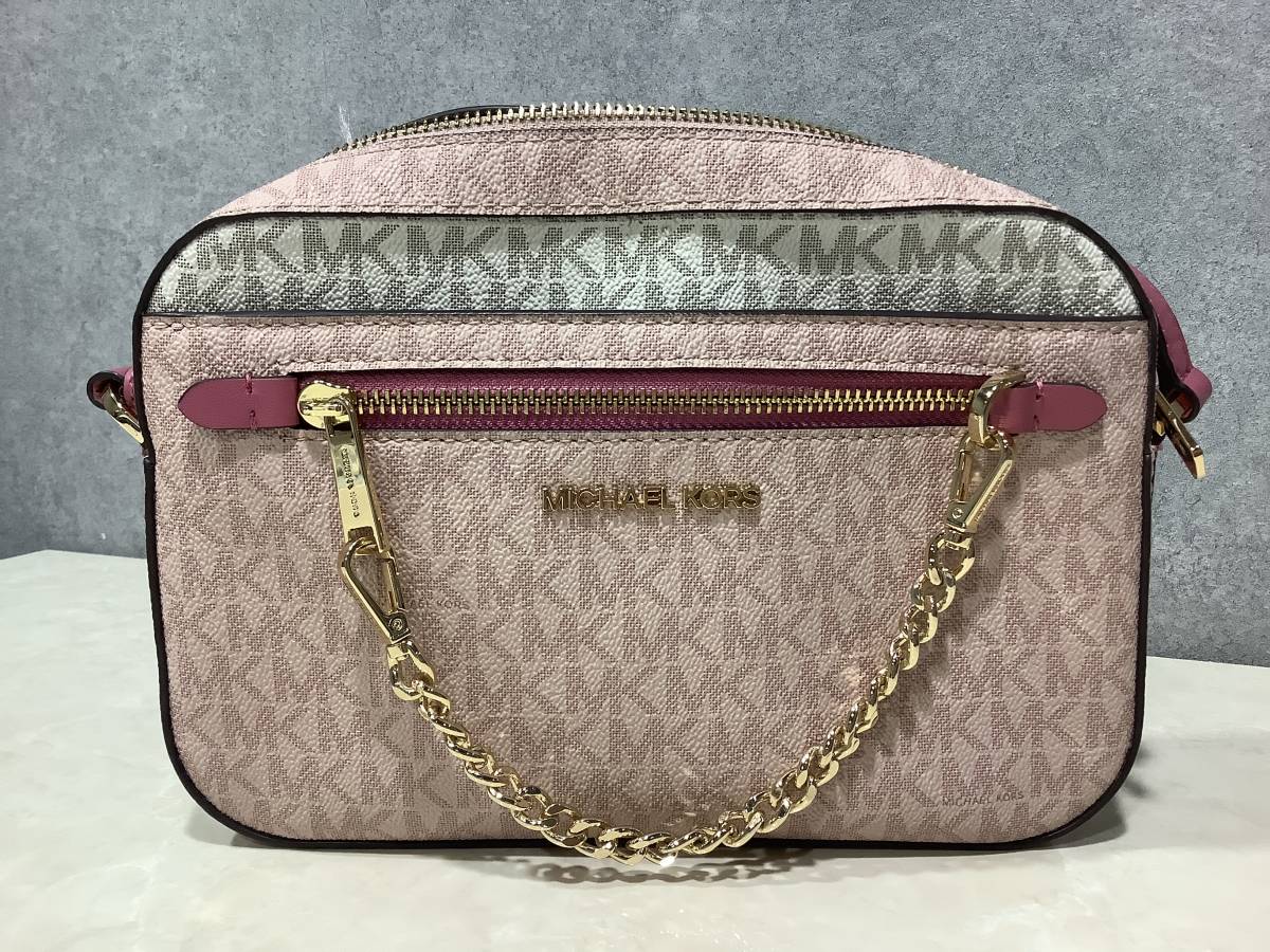 【お得】 1円〜 MICHAEL KORS マイケルコース ピンク ショルダーバック(その他)｜売買されたオークション情報、yahooの商品情報をアーカイブ公開 - オークファン 女性用