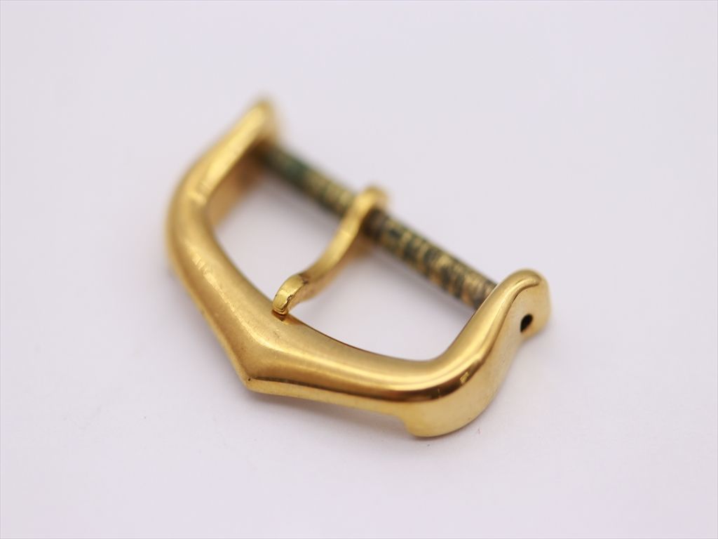 1円 正規品 カルティエ 純正尾錠 ゴールドカラー メンズ腕時計用 NKM