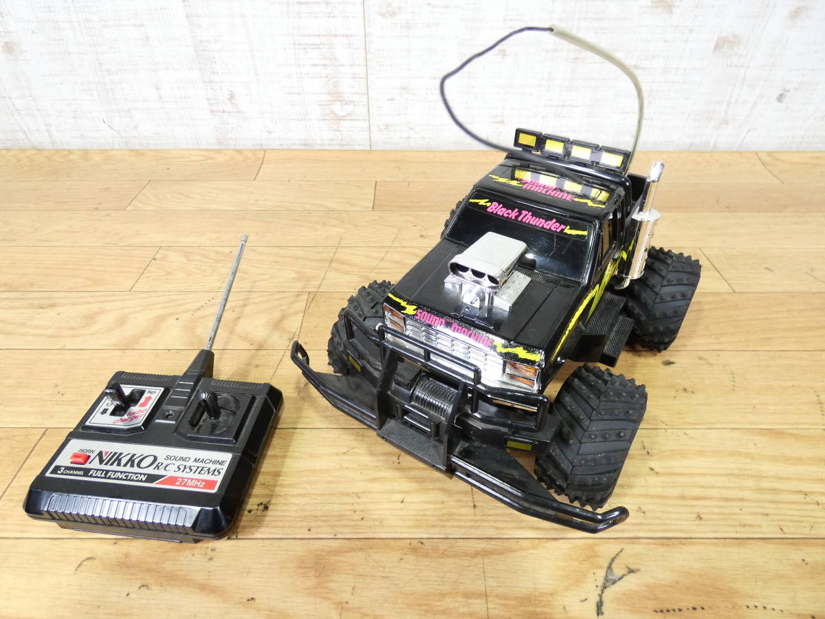◎NIKKO/ニッコー ラジコン R/C SOUND MACHINE/サウンドマシーン BLACK