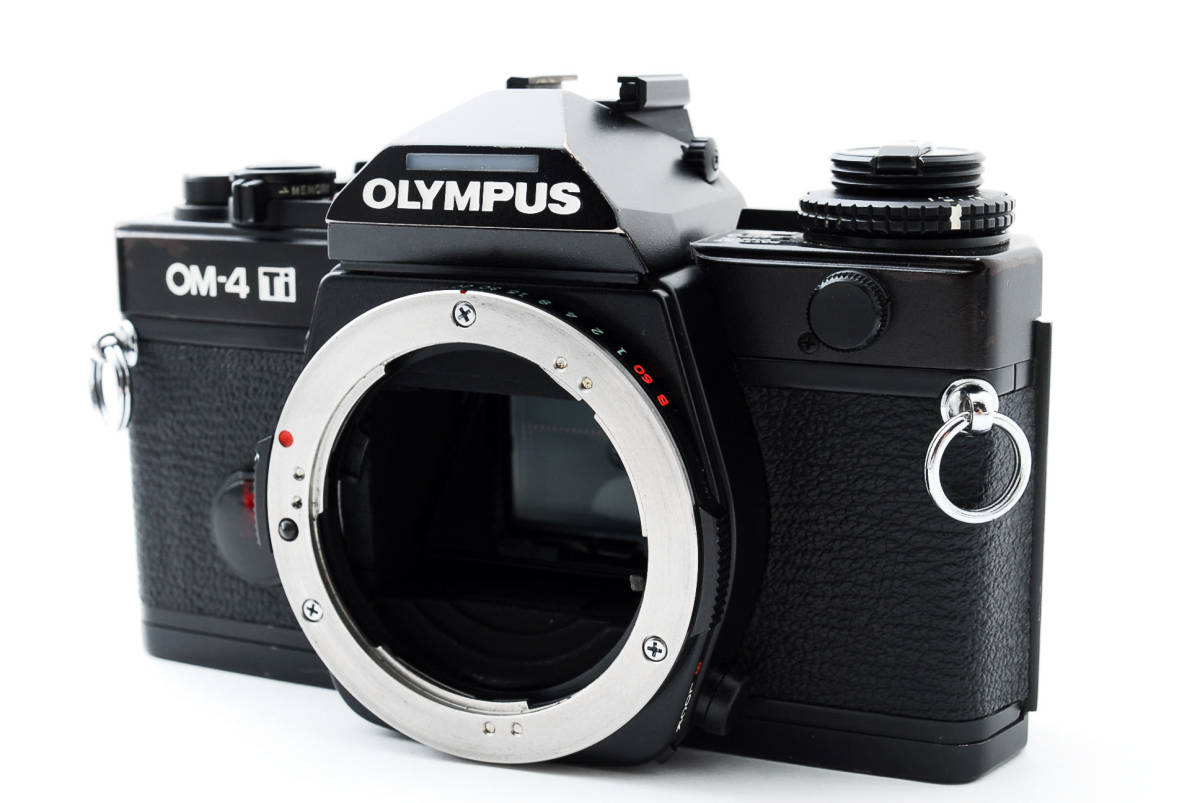 OLYMPUS オリンパス OM-4 Ti ブラック ボディ MF 一眼レフ フィルム