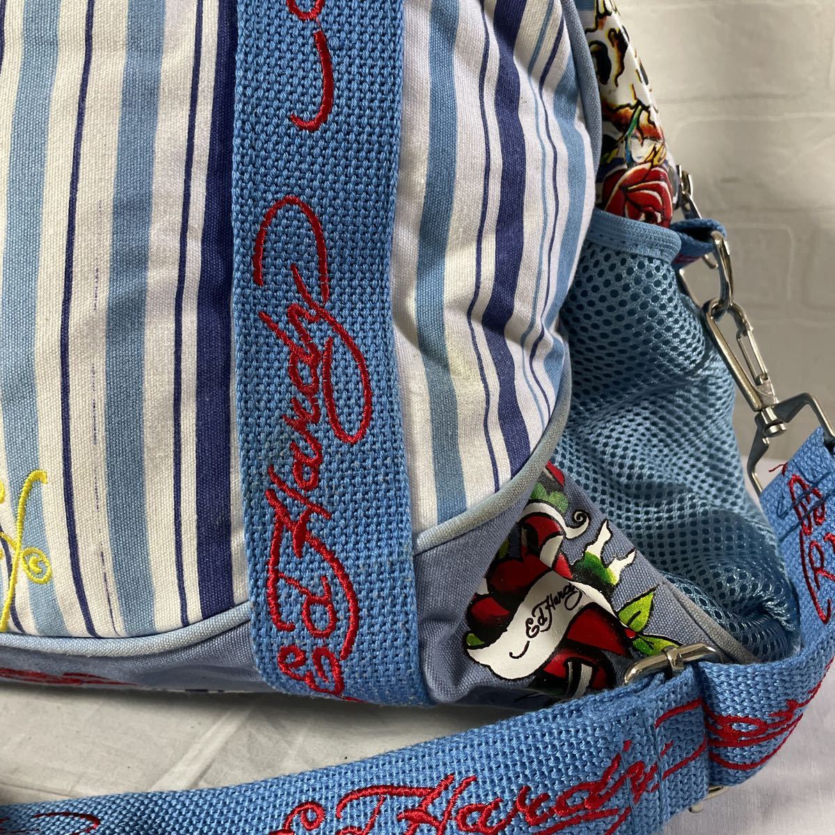 3068☆ Ed Hardy エドハーディー ボストンバッグ ショルダーバッグ 