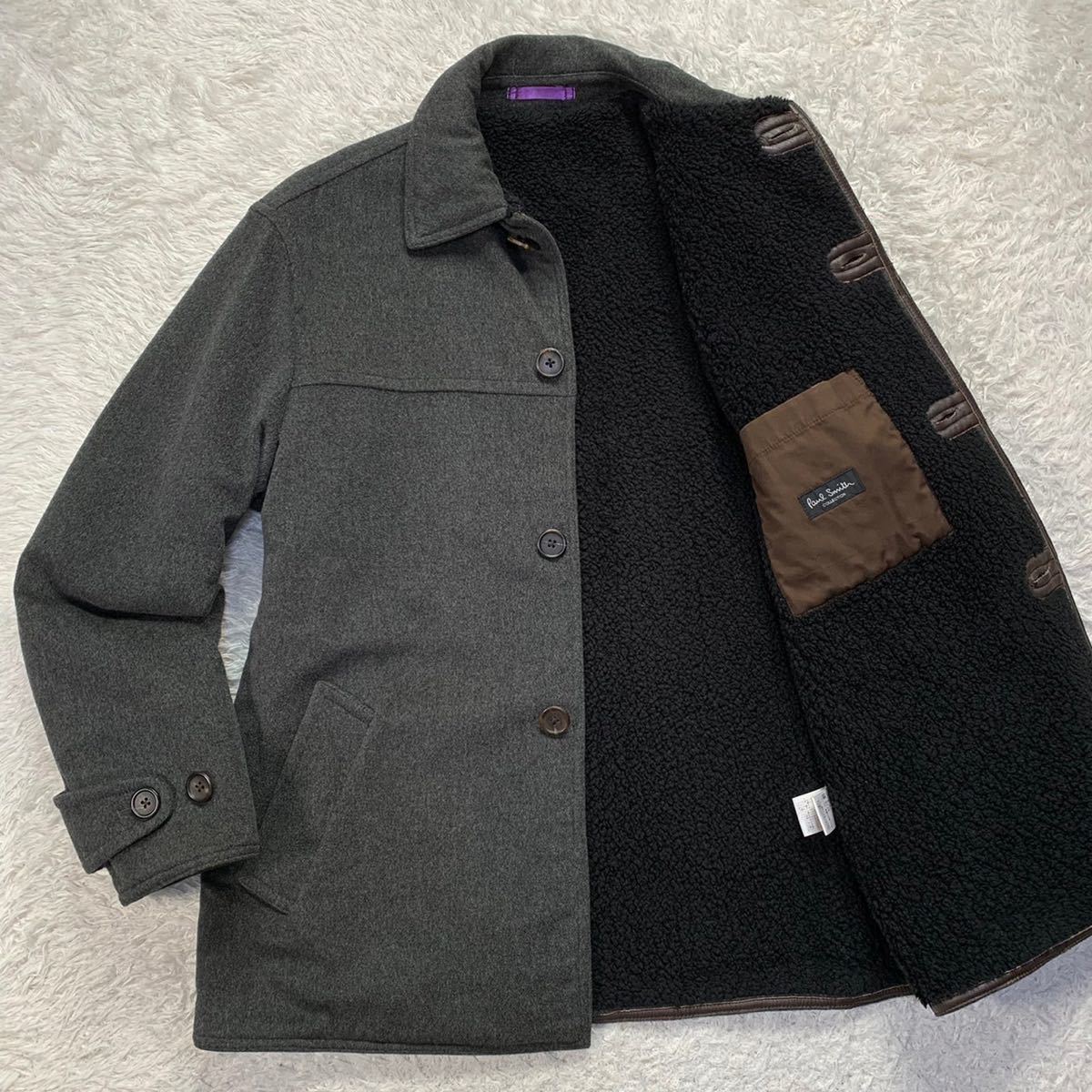  極 ポールスミス コレクション ウール カシミヤ ジャケット グレー L Paul Smith COLLECTION コート ブルゾン アウター(Lサイズ以上)｜売買されたオークション情報、yahooの商品情報をアーカイブ公 男性用