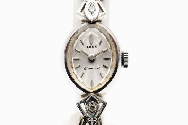 822 RADO Diamond PLATINUM 刻印 4002 ラドー ダイヤモンド Pt 850  