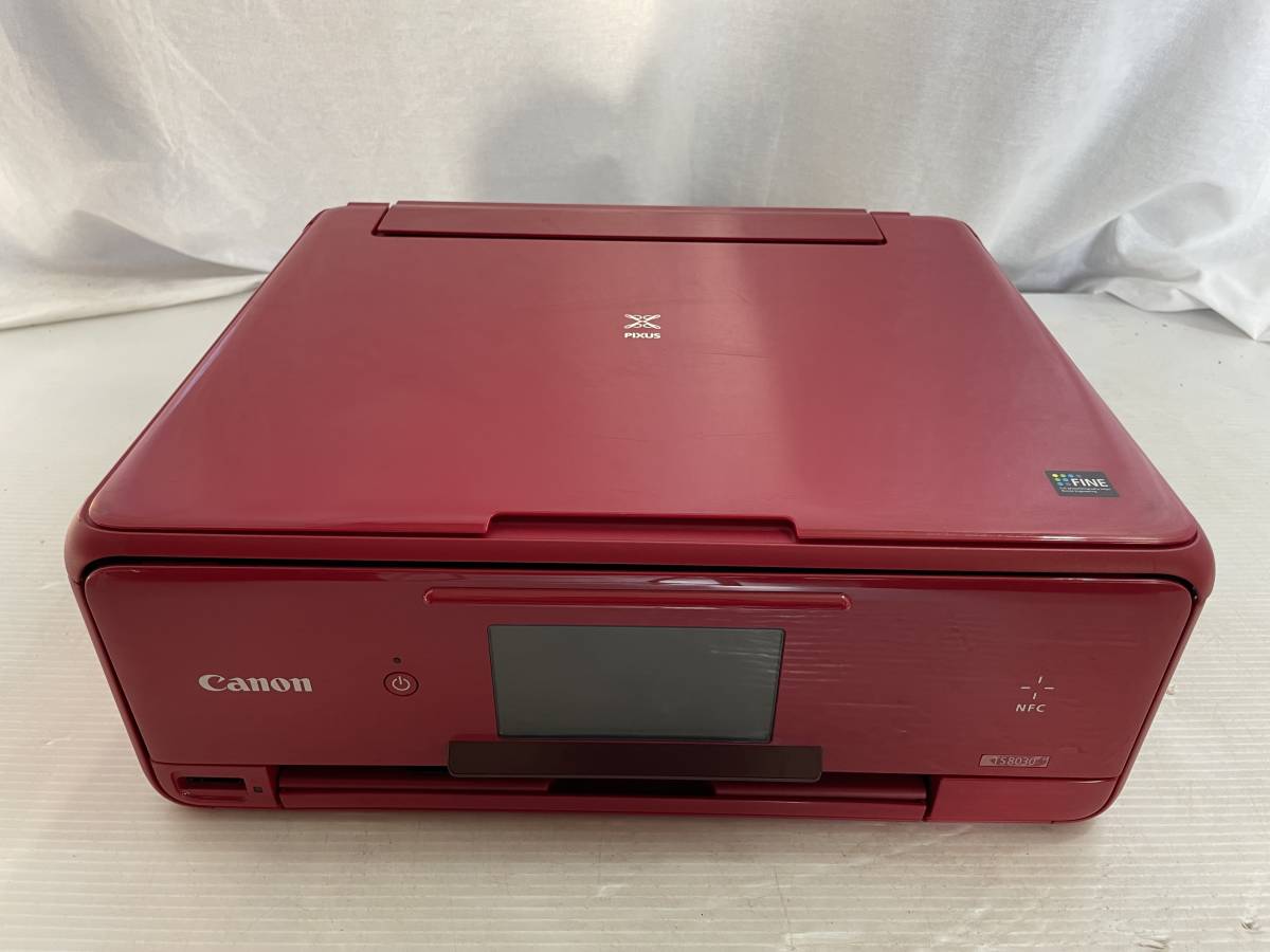 PIXUS TS8030 Canon レッド キャノン - キヤノン キャノンプリンター 