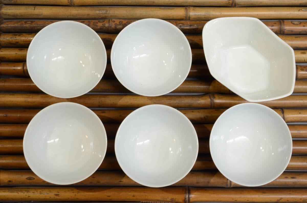 平安 春峰 造 青海波 煎茶器揃 青華 煎茶椀 急須 湯冷 共箱有　　京焼 茶道具