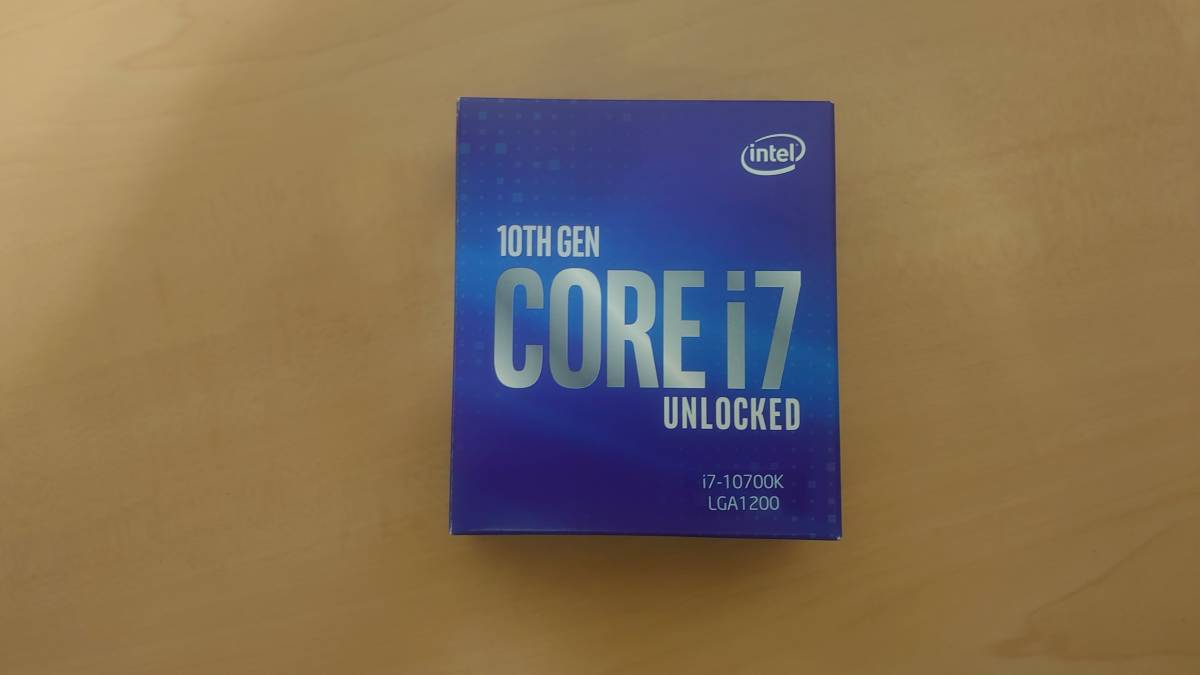 本物保証，正規品 Intel Core i7 10700K 第10世代CPU 定格3.8GHz 最大5.1GHz(Core i7)｜売買されたオークション情報、yahooの商品情報をアーカイブ公開 - オークファン Core i7